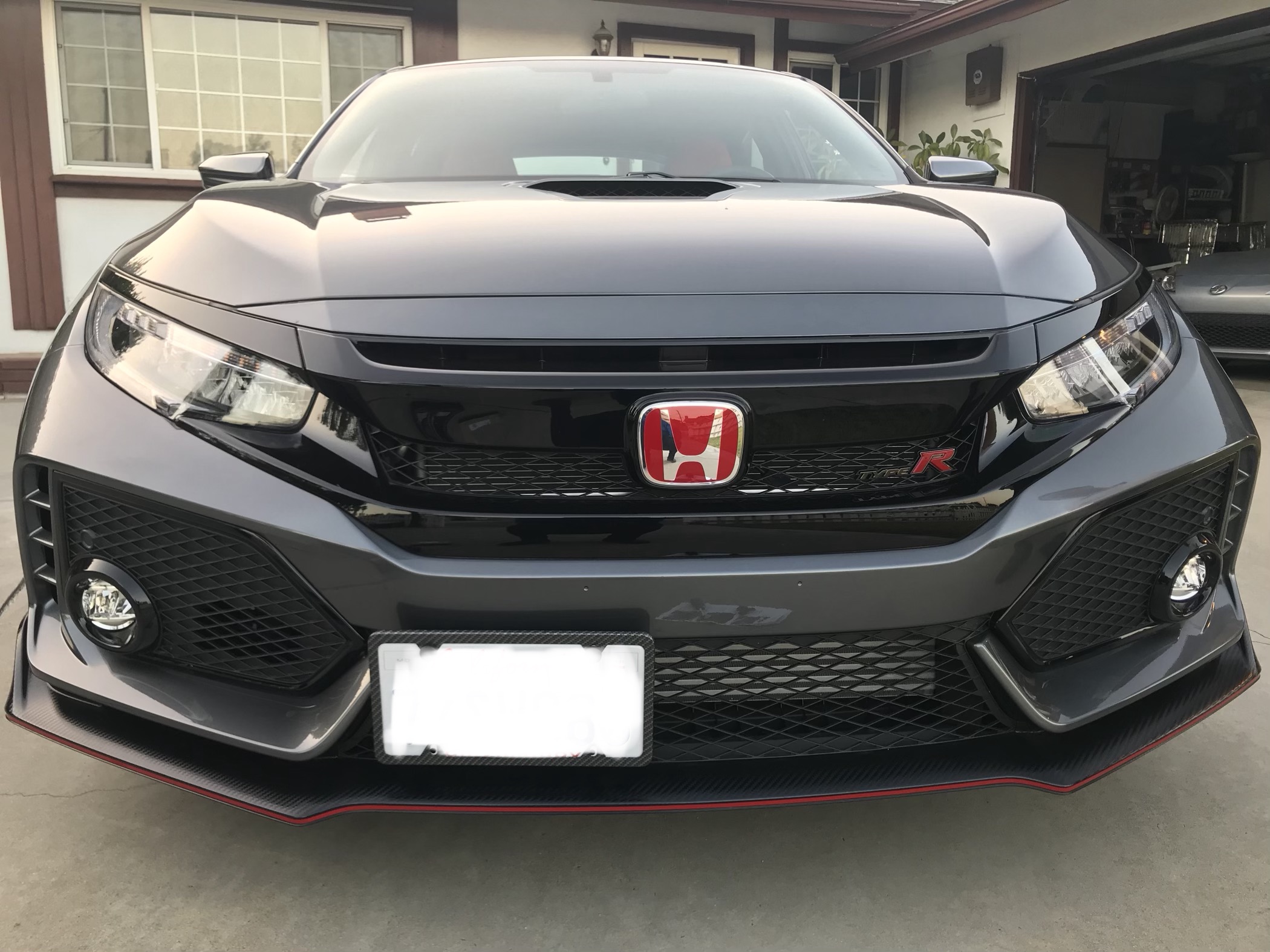 2018 honda accord front license plate bracket