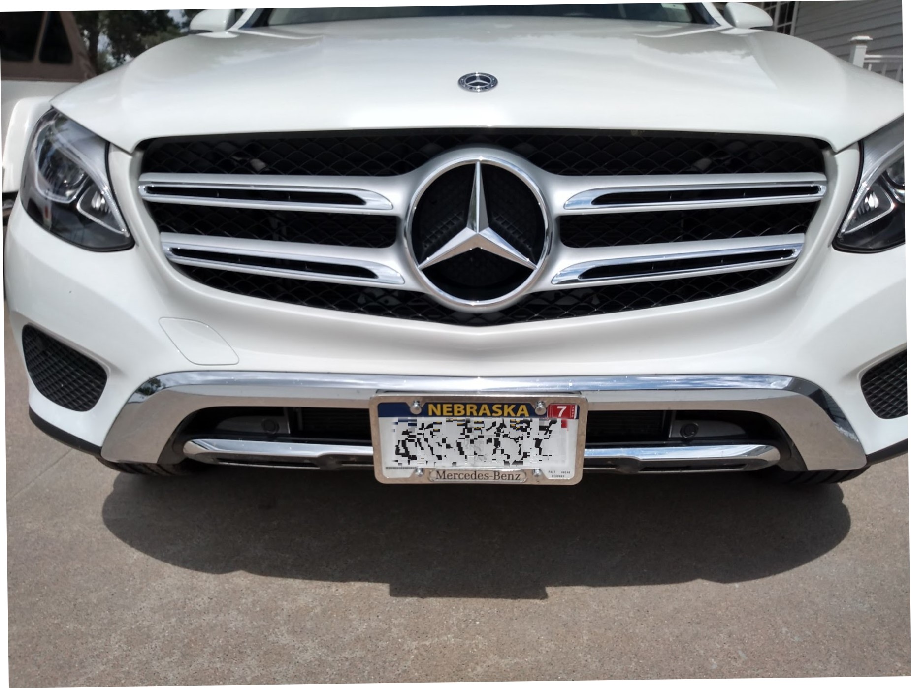 2018 Mercedes Benz GLC 300 license plate bracket no drill ...