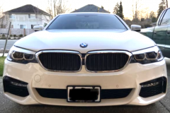 BMW-530i-XDrive-M-Sport-2017-no-drill-no-holes-license-plate-bracket-mount-relocator