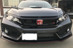 Honda fit front license plate installation