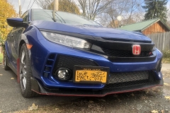 Honda-Civic-Type-R 2018 NO DRILL NO HOLES LICENSE PLATE MOUNT HOLDER BRACKET LICENSE PLATE FRAME RELOCATOR