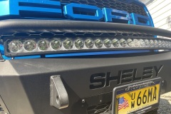 Ford Raptor with Honey Badger 2019 No drill no holes license plate holder mount bracket relocator